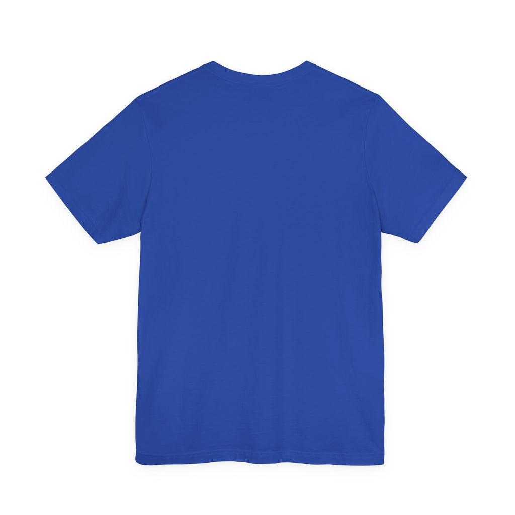 Royal Blue t-shirt on a white background