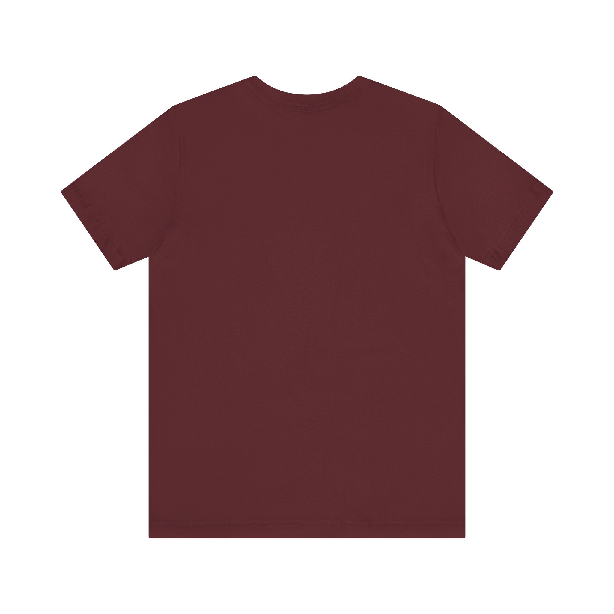 Maroon t-shirt back