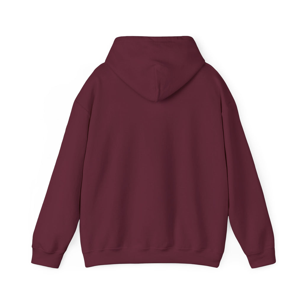 Maroon hoodie back