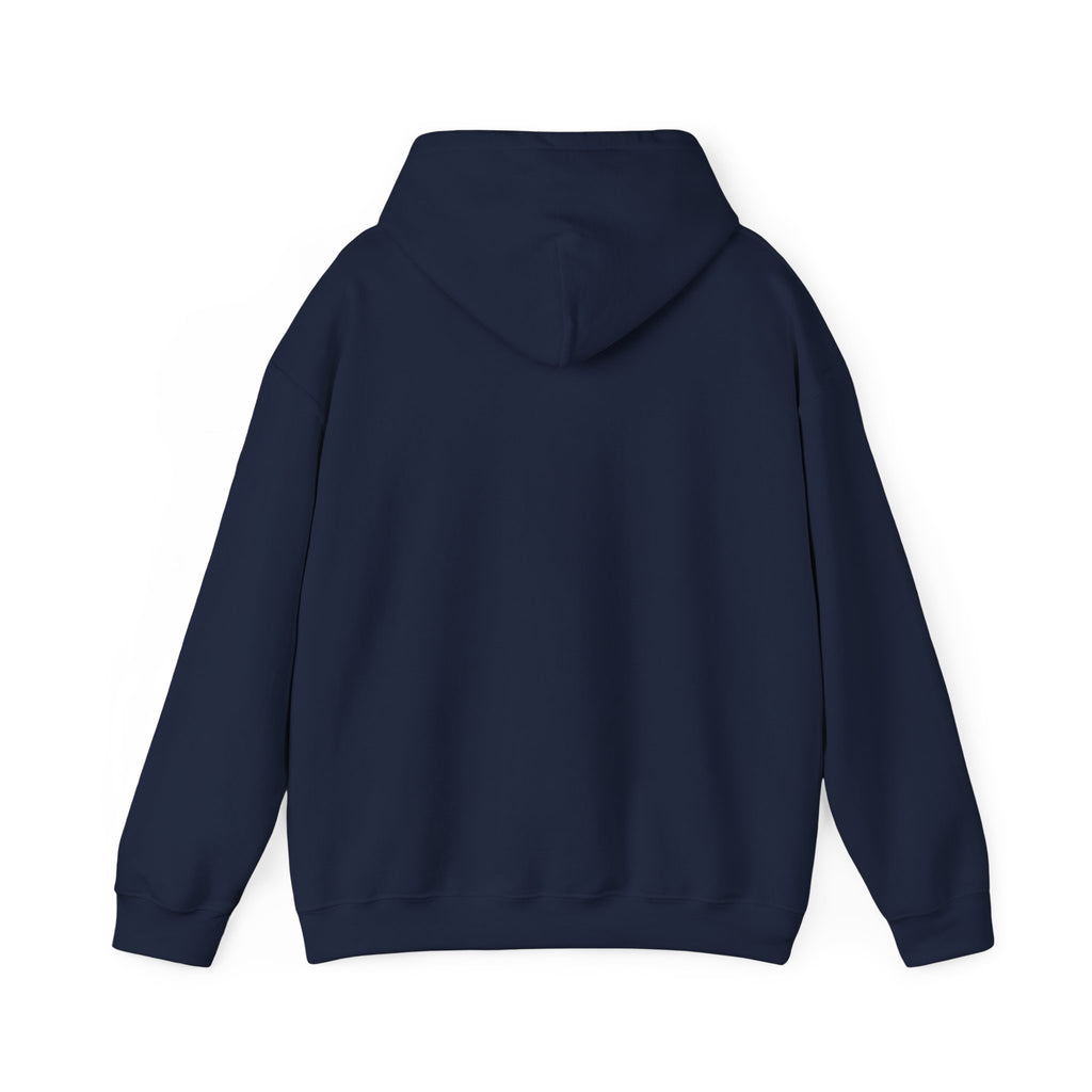 Navy blue hoodie back
