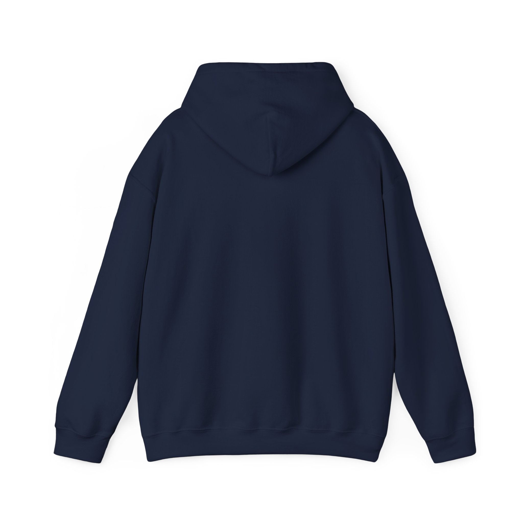 Navy blue hoodie back