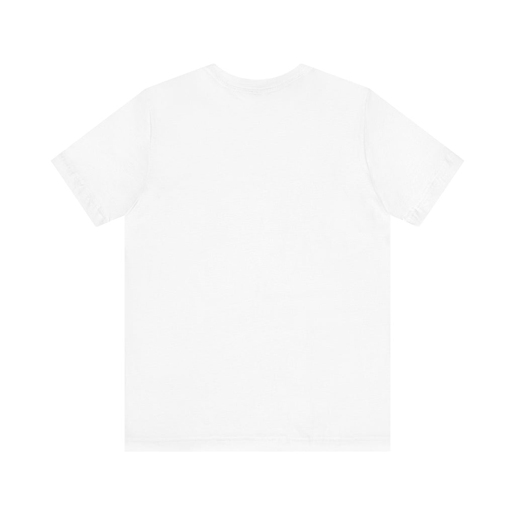 Plain white t-shirt back