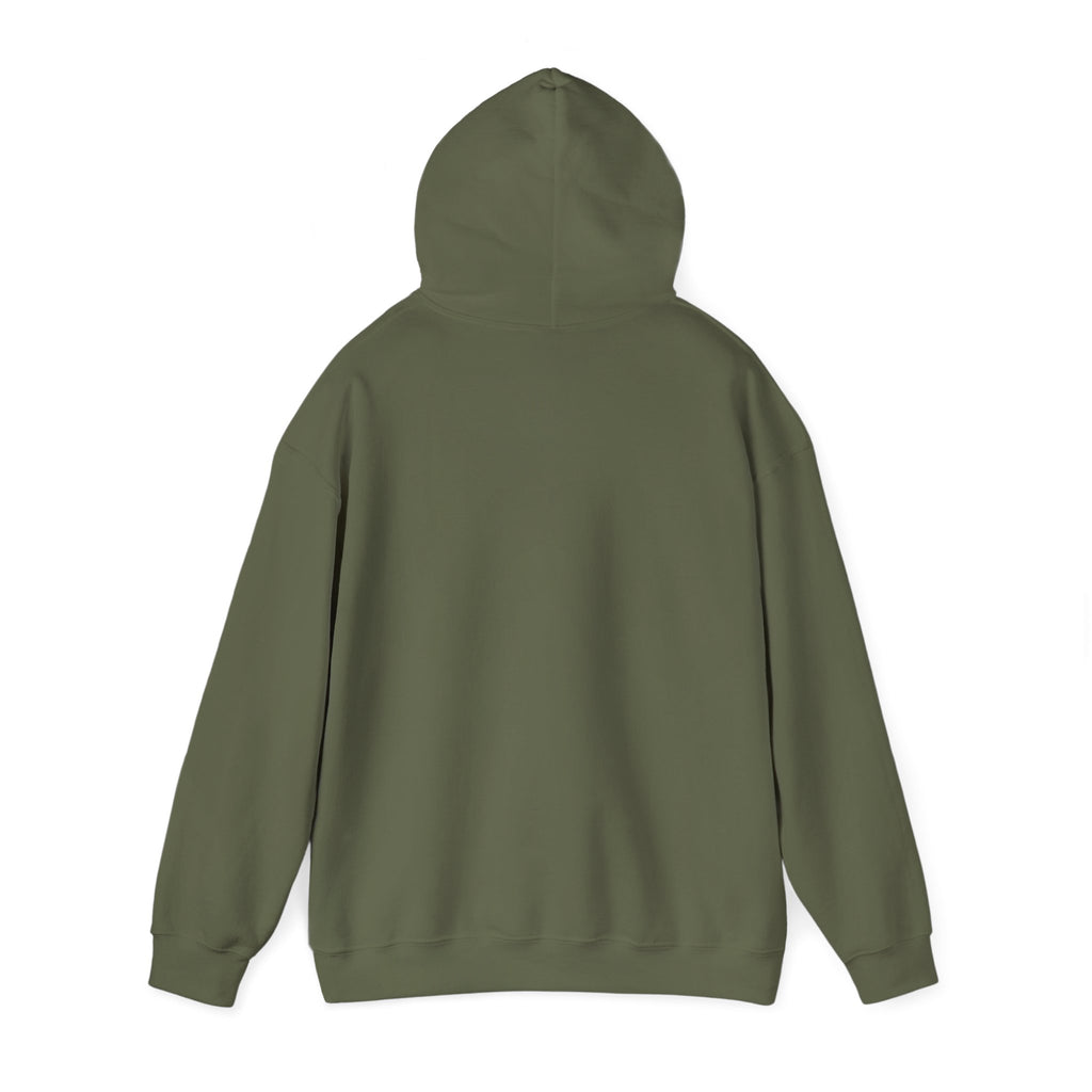 Military Green hoodie back