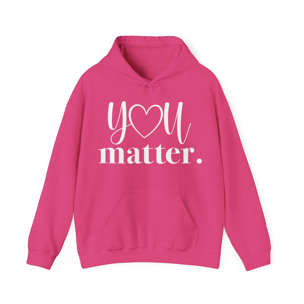 Helconia hoodie with 'YOU matter.' text