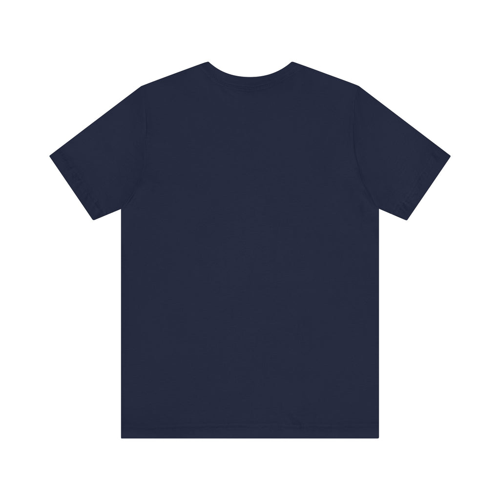 Navy blue t-shirt back